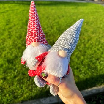 Nordic Style Fabric Gonk Pair, 4 of 6