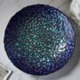 Marine Blues Mosaic Glass Bowl, thumbnail 5 of 7