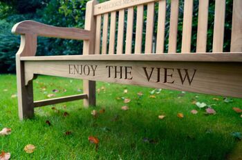 Engraved Memorial Bench, 7 of 12