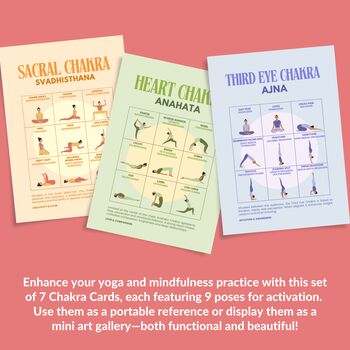 Chakra Yoga Card Set, 5 of 8