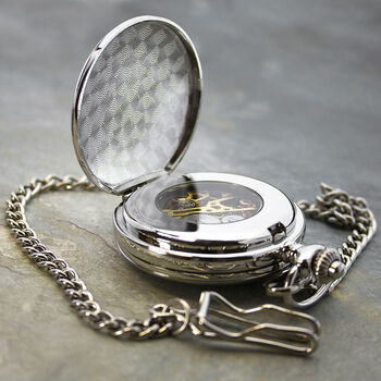 Personalised Eid Mubarak Dual Pocket Watch, 7 of 10