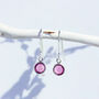 Swarovski Crystal Birthstone Earrings, thumbnail 6 of 11