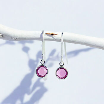 Swarovski Crystal Birthstone Earrings, 6 of 11