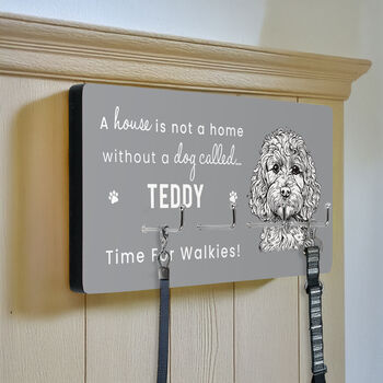 Personalised Dog Breed Lead Hooks, 2 of 3