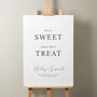 Romantic Wedding Cake Menu Sign 'Hailey', thumbnail 8 of 9
