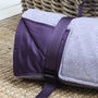 Lilac And Purple Fleece Picnic Blanket, thumbnail 2 of 5
