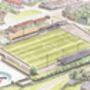 East Fife Fc Bayview Park Stadium Art Print, thumbnail 2 of 3