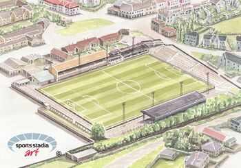 East Fife Fc Bayview Park Stadium Art Print, 2 of 3