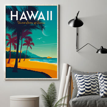 Hawaii Art Print By Heyday Designs | notonthehighstreet.com