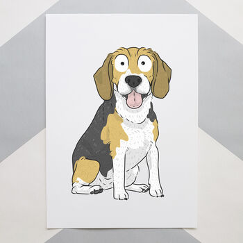Cartoon Dog Portrait, Pet Portrait, Custom Dog Art, 5 of 9
