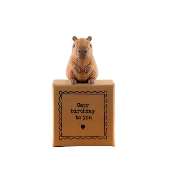 Capy Birthday To You Tiny Little Gifts, 3 of 3
