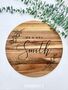 Personalised Engraved Acacia Cheese Board, thumbnail 2 of 8