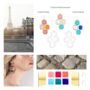 Featherlight Gold Statement Earrings, Paris Design, thumbnail 3 of 10