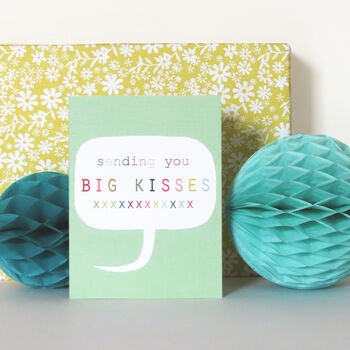 Mini Big Kisses Card, 3 of 5