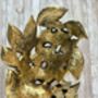 Abstract Couple Sculpture With Gold Leaf Detail Gift Ornament, thumbnail 4 of 9