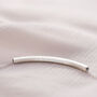 Hidden Message Curved Skinny Bar Personalised Bracelet, thumbnail 7 of 12