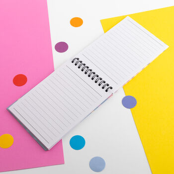 Colourful A6 Spiral Lined Notebook, 4 of 7