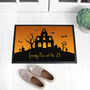Personalised Halloween Spooky House Indoor Doormat, thumbnail 1 of 4