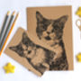 A5 Cat Lovers Notebook Blank Journal With Plain Pages, thumbnail 5 of 6