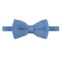 Wedding Handmade Polyester Knitted Tie In Light Blue, thumbnail 5 of 6