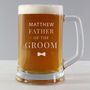 Groom Gifts Personalised Engraved Pint Tankard For Best Man, thumbnail 4 of 10