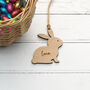 Personalised Easter Wooden Gift Tag Decoration, thumbnail 2 of 5