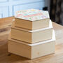 Personalised Unicorn Hexagon Keepsake Box Gift For Children, thumbnail 4 of 6