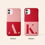 Red And Pink Personalised Phone Case, thumbnail 4 of 9