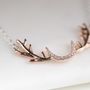 Sterling Silver Stag Antler Necklace, thumbnail 3 of 6