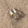 Citrine November Birthstone Ring In Textured Sterling Silver, thumbnail 6 of 10