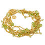 Peridot And 18ct Yellow Gold Vermeil Bracelets, thumbnail 2 of 7
