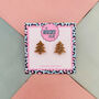 Christmas Tree Glitter Resin Studs Green, Gold, Silver And Green And Gold, thumbnail 8 of 12