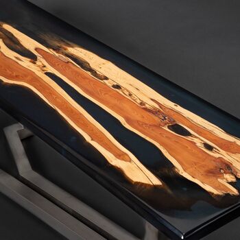 Wood And Resin Coffee Table, 7 of 8