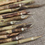 Hand Carved Bamboo Dip Pen Set, thumbnail 3 of 5