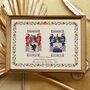 Unframed Personalised Double Coat Of Arms Scroll, thumbnail 4 of 7
