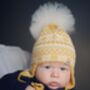 Fair Isle Alpaca Baby Hat, thumbnail 7 of 9