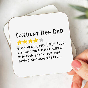 Personalised Mug 'Excellent Dog Dad', 3 of 3