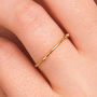 18ct Gold 'Mini Grain' Ring, thumbnail 2 of 5