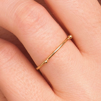 18ct Gold 'Mini Grain' Ring, 2 of 5