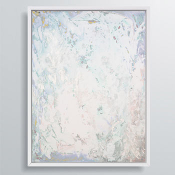 'Blush Fizz' Framed Giclée Abstract Canvas Print Art, 3 of 6