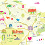 Personalised Map For Dad Add His Favourite Places, thumbnail 4 of 12