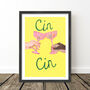 Cin Cin Celebration Cocktail Art Print, thumbnail 9 of 10