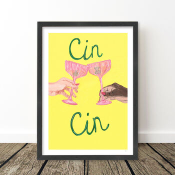 Cin Cin Celebration Cocktail Art Print, 9 of 10