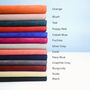 Personalised Spring Colours Suede Clutch Bag, thumbnail 2 of 12