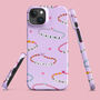 Lilac Swiftie Friendship Bracelets Phone Case For iPhone And Samsung, thumbnail 1 of 4