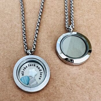 All The Luck And Love Locket With Gemstones, 3 of 4