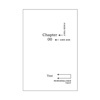 Your Chapter Personalised Birthday Notebook, 4 of 12