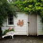 Metal Bee Garden Art: Rust Patina Home Decor, thumbnail 7 of 11