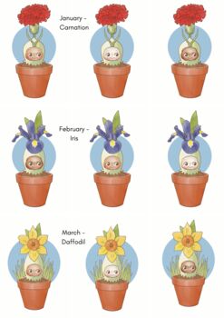 Personalised Baby Birth Flower Pot, 5 of 8