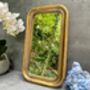 Distressed Gold Portrait Mirror With Beaded Frame Decor, thumbnail 6 of 8